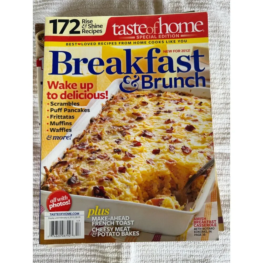 4 Taste Of Home Mini Magazines Cookbooks Lot #4